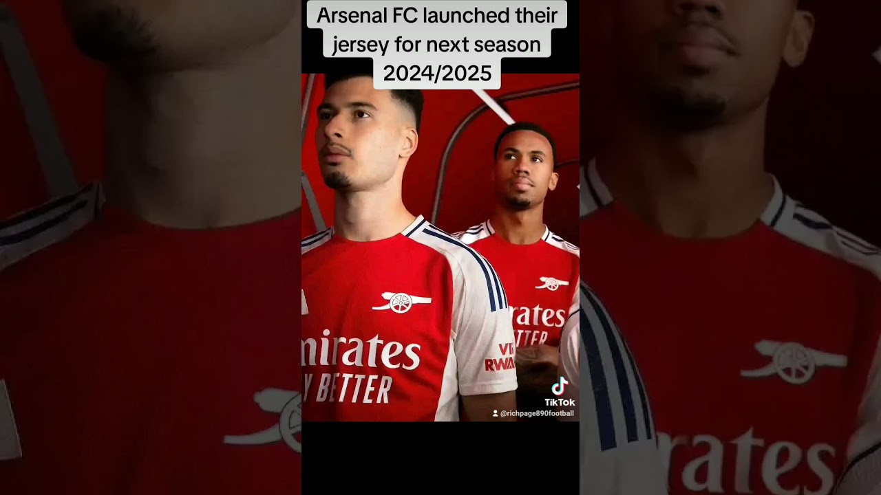 Arsenal Jersey for 2024/2025 Season #football #soccer #fabrizioromano #shorts