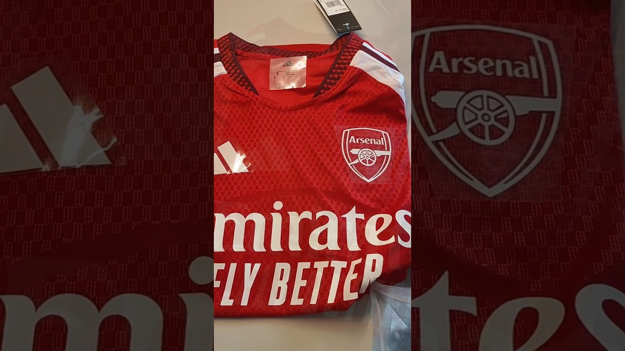 Arsenal Home Jersey 2026 2027 Player Edition Unboxing Video