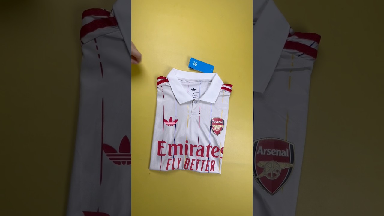 26-27 Arsenal casual retro jersey 🔥 new football jersey #Arsenal #jersey #soccer #futbol #soccer