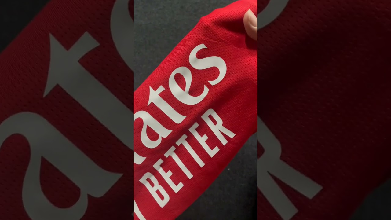 Arsenal Odegaard #8 Red Jersey | Crest & Collar Details #Shorts