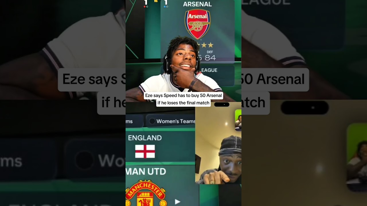 50 arsenal jersey 😭 #ishowspeed #ishowspeedclips #football #fc27 #eze