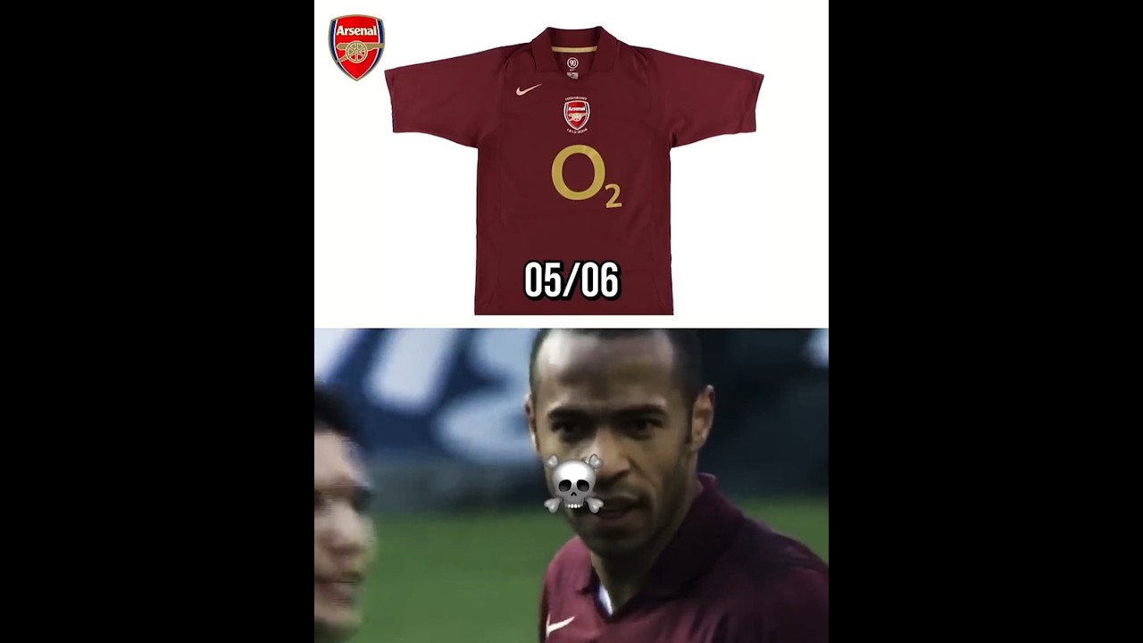 ARSENAL ESKİ (2013-2000) iç saha formalarını oyluyoruz #forma #jersey #2025 #arsenal #thieryhenry