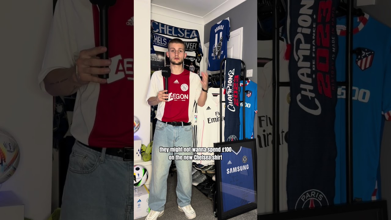 Why do I call a fake shirt a replica? #football #footballshirt #soccer #blokecore #shorts
